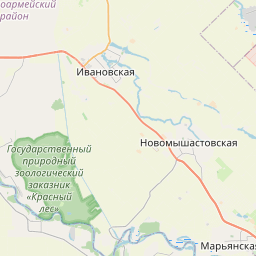 Map of Krasnodar