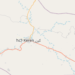 Map of Keren