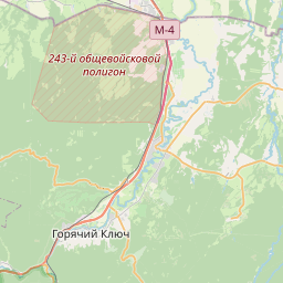 Map of Krasnodar