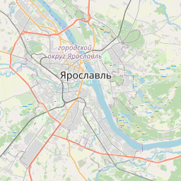 Map of Yaroslavl