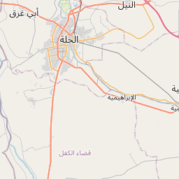 Map of Karbala