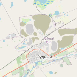 Map of Kostanay