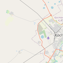 Map of Kostanay