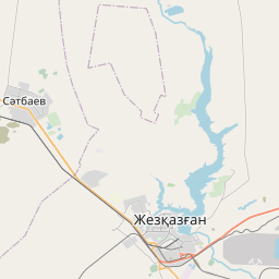 Map of Zhezqazghan