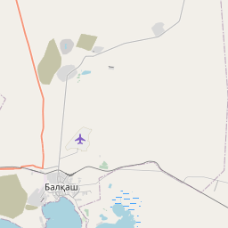 Map of Balqash