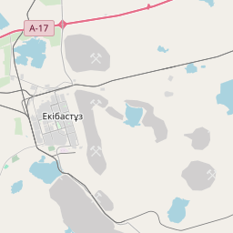 Map of Ekibastuz