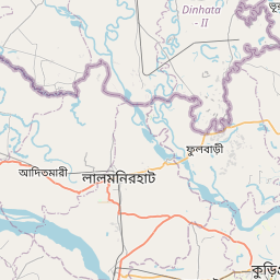 Map of Rangpur