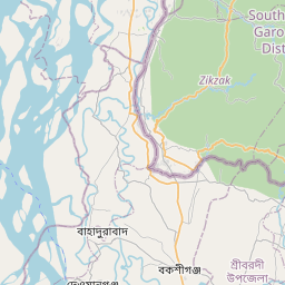 Map of Sherpur