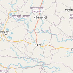 Map of Sherpur