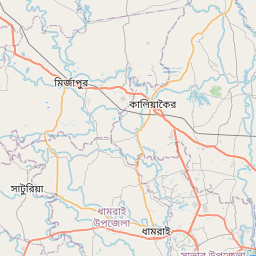 Map of Dhaka