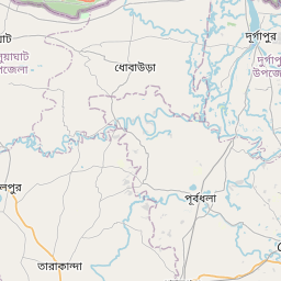 Map of Mymensingh