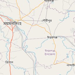 Map of Mymensingh