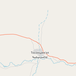 Map of Tosontsengel