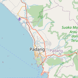 Map of Padang