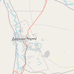 Map of Darhan