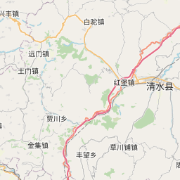 Map of Tianshui
