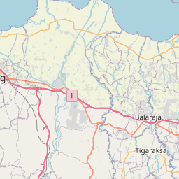 Map of Tangerang