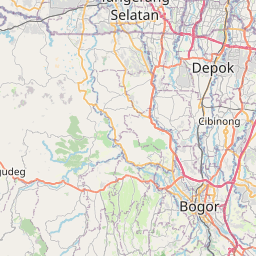 Map of Bogor