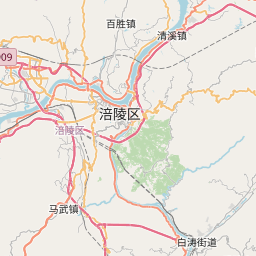 Map of Chongqing