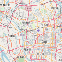 Map of Foshan