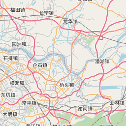Map of Dongguan