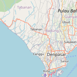 Map of Denpasar