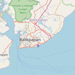 Map of Balikpapan