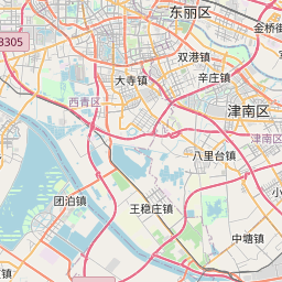 Map of Tianjin