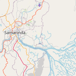 Map of Samarinda