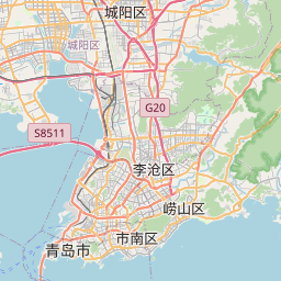 Map of Qingdao