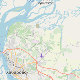 Map of Khabarovsk