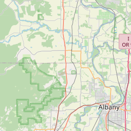 Map for Yamhill River - South, Oregon, white water, Grand Ronde to Sheridan