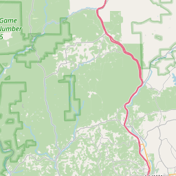 Map for Babb Creek, Pennsylvania, white water, Lick Run to Pine Creek