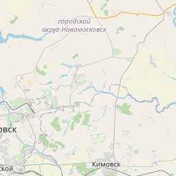 Кимовск новомосковск карта