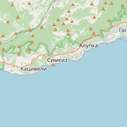 Алупка карта города