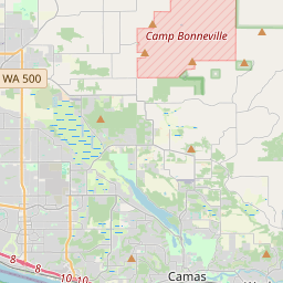 Map for Lewis River - East Fork, Washington, white water, Moulton Falls ...