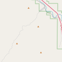 Map for Clark Fork, Montana, white water, Fish Creek to Forest Grove