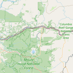 Map for Clackamas River, Oregon, white water, McIver Park to Mouth