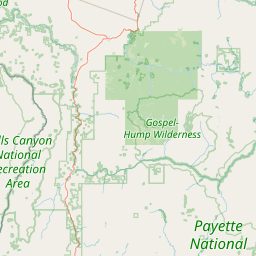 Map For Clearwater River - Middle Fork, Idaho, White Water, Lowell To ...