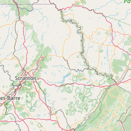 Map for Brodhead Creek, Pennsylvania, white water, Canadensis to mouth