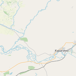 Карта города курагино